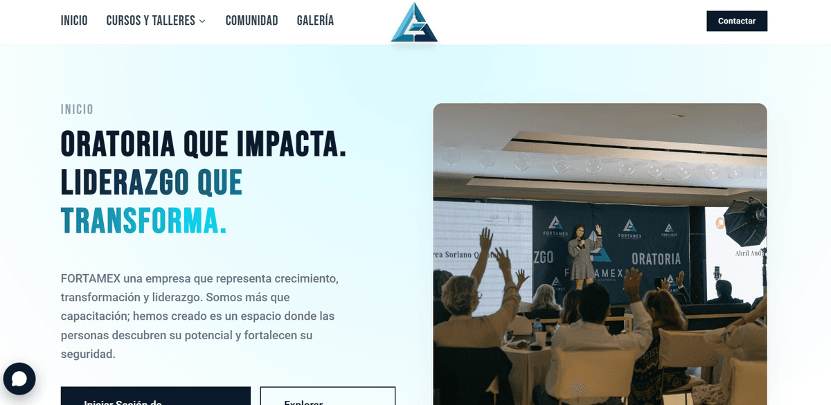 Página web corporativa para Fortamex